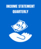 Thumbnail Income Statement Template for Quarterly Projections