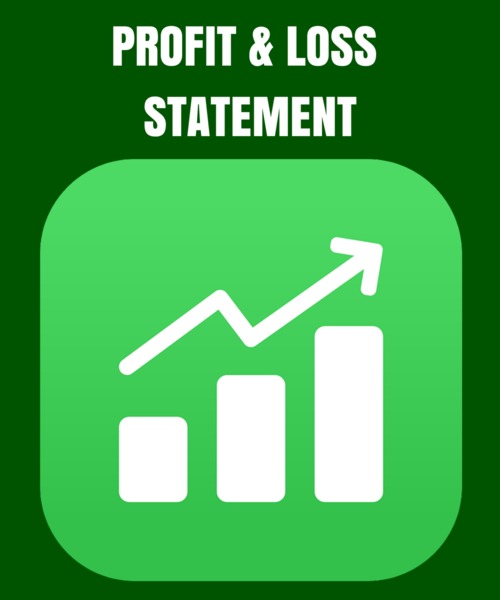 Product picture Profit & Loss Statement Excel Template