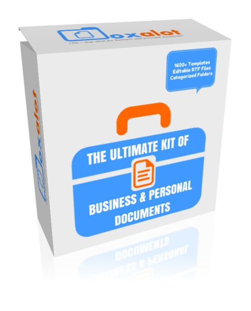 Product picture The Ultimate Kit of Business & Personal Documents